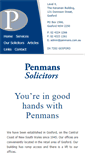 Mobile Screenshot of penmans.com.au